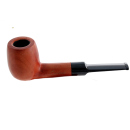 Pfeife "Excellent" Kirschholz u.schwarz, mit Kunststoffmundstück, 9 mm Filter