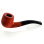 Pfeife "Excellent" Kirschholz u.schwarz, mit Kunststoffmundstück, 9 mm Filter