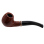 Pfeife "Excellent" braun u. schwarz mit Kunststoffmundstück, 9 mm Filter