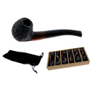 Pfeife "Excellent" braun-schwarz, mit...