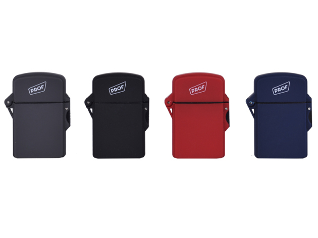 Sturmfeuerzeuge "Classic Color", mit PROF-Logo, Blaue Jet-Flamme, 20er Display