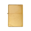 Zippo Feuerzeug - Vintage geb&uuml;rstet gold