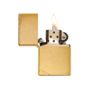 Zippo Feuerzeug - Vintage geb&uuml;rstet gold