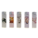 Elektrofeuerzeuge "Hase / Schwein Cute" 50er Display