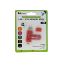 Tekmee Memory-Stick - 3 in 1 (USB/ USB-C/ Micro-USB), 16GB