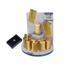 Metallfeuerzeuge "Goldbarren" ; gelbe...