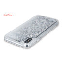 Handyhülle TPU mit flüssigem Glitzer in silber für Iphone 12 Pro Max