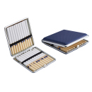 Zigarettenetui "Diamond" für 20 Zig., mit Gummiband, farbl. sort., 12er Display