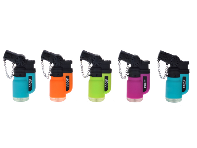 Sturmfeuerzeuge "Tankboy", Rubber, Blaue Jet-Flamme, 20er Display