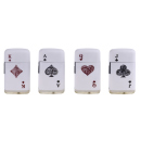 Sturmfeuerzeuge "Playing Cards", Blaue...