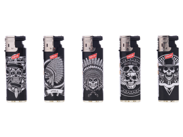 Sturmfeuerzeuge "SkullsFamily - Indianer & Co", 50er Display