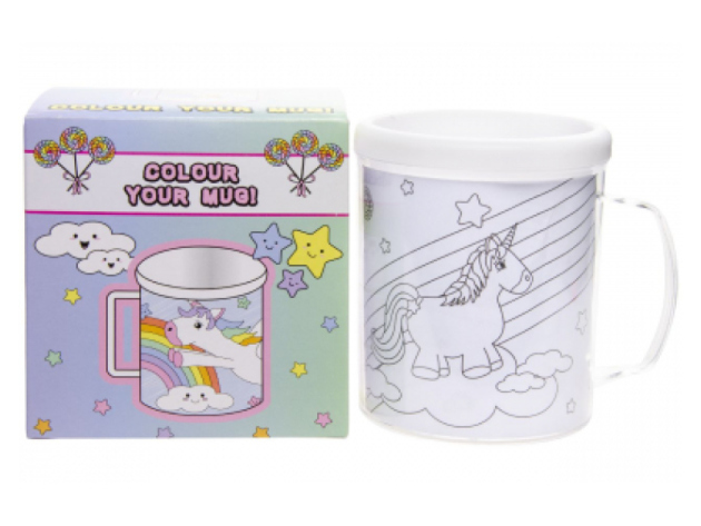 Becher zum bemalen "Einhorn"