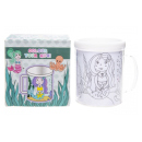 Becher zum bemalen "Meerjungfrau"