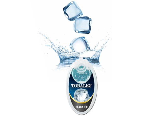 Tobaliq Aromakapsel - Black Ice (Eis) - 10er Display