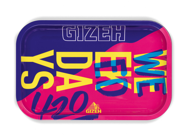 Gizeh Drehunterlage "420 Edition Metal Tray M"; 17,5 x 27,5 cm