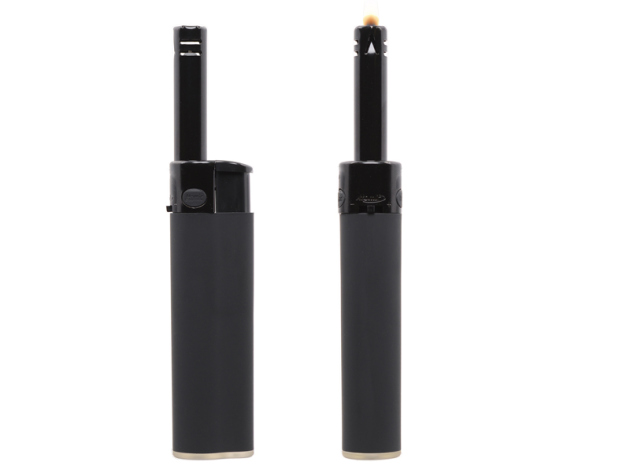 Stabfeuerzeuge Mini "Rubber -Schwarz" 24er Display*