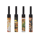 Stabfeuerzeuge Mini "Pizza" 24er Display