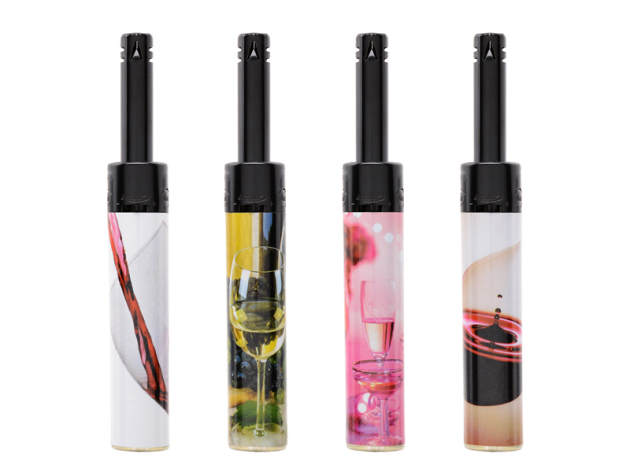 Stabfeuerzeuge Mini "Wein" 24er Display