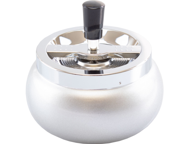 Drehaschenbecher "Silver" Ø 13cm