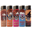 Elektrofeuerzeuge "Skull", 50er Display