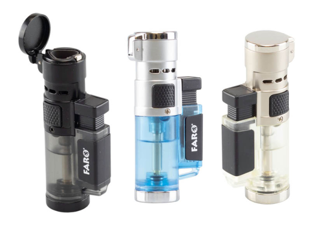 Sturmfeuerzeuge "Against", Triple Jet-Flame, 6er Display