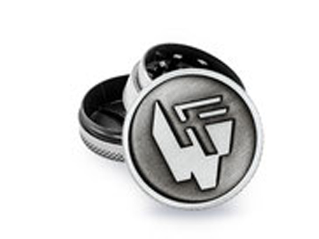 Grinder "FF Logo" Metal; 3-tlg.; Ø 40 mm