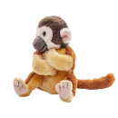 Plüsch Totenkopfaffe mit Klammerarmen, 17 cm