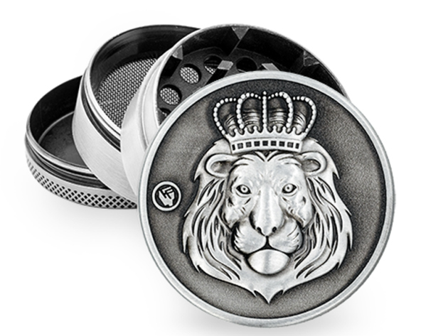 Grinder "Rasta Lion" Metal, 4-tlg.:  Ø 50 mm