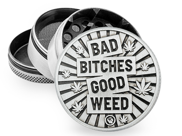 Grinder "Bitch Dont Kill my High" Metal, 4-tlg.: Ø 50 mm