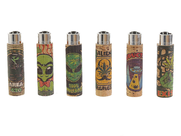 Clipper Cover Cork ALIEN SLOGAN, 30er Display