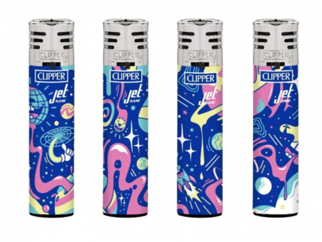 Clipper Jetflame Large OUTER SPACE, 48er Display