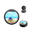 Aschenbecher "Maritim II" schwarz mit Deckel...