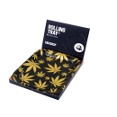 Metall Drehunterlage "Gold Leaves", 34 x 27,5 cm