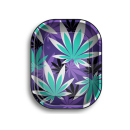 Metall Drehunterlage "Leaves 35 Blue",...