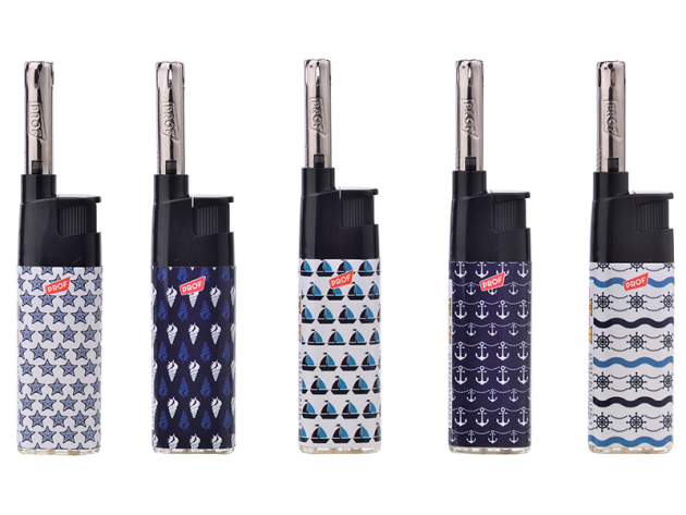 Stabfeuerzeuge mini "Maritim" 50er Display