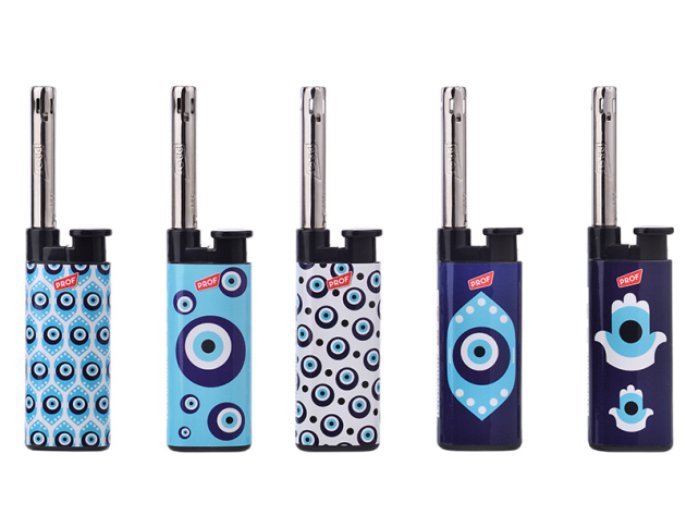 Stabfeuerzeuge Mini "Evil Eyes" 25er Display