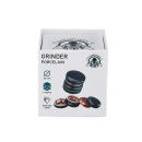 Grinder aus Porzellan; grün, 4-tlg.; Ø 63 mm