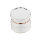 Grinder aus Porzellan; wei&szlig;, 4-tlg.; &Oslash; 63 mm