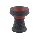 Luna Shisha-Steinkopf mit Einlegesieb, rot