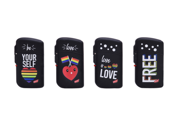 Sturmfeuerzeuge "Free Love" Jetflame, 20er Display