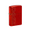 Zippo Feuerzeug - Red Metallic Logo Design
