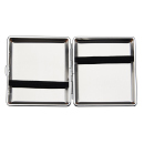 Zigarettenetui "Wooden" für 20 Zig., mit Gummiband, 12er Display