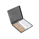 Zigarettenetui "Slim" für 20 Zig., mit Spange, 12er Display