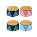 Keramikaschenbecher "Dreieck" rund mit...