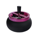 Drehaschenbecher "Lila Deckel" Ø 13 cm