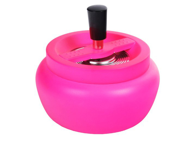 Drehaschenbecher "Neon Pink" Ø 13 cm