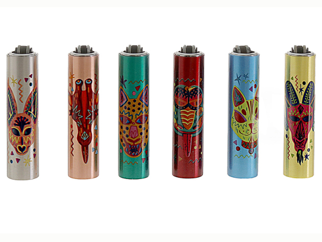 Clipper Cover TRIBAL ANIMALS, Micro Metal, 30er Display
