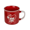 Becher - Set  "Love / You & Me" mit Herz, 2er Pack