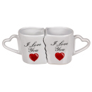 Becher - Set  "I Love you", 2er Pack