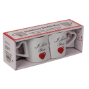 Becher - Set  "I Love you", 2er Pack